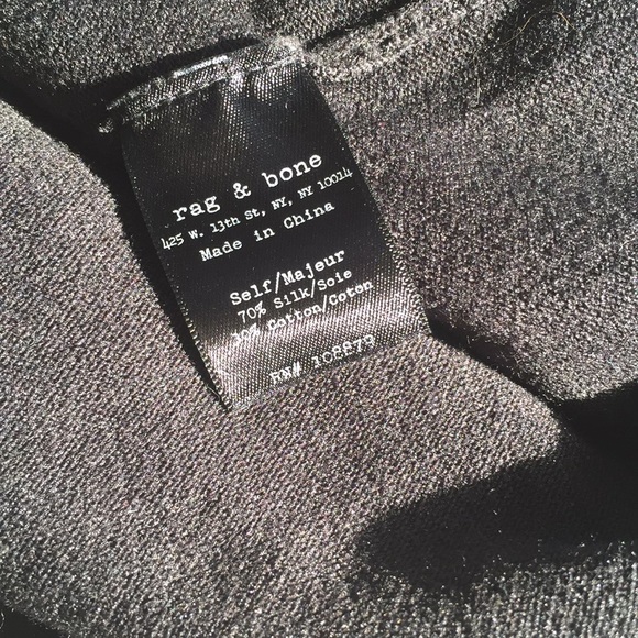 Rag & Bone Sheared Silk Mini Dress - Picture 6 of 6